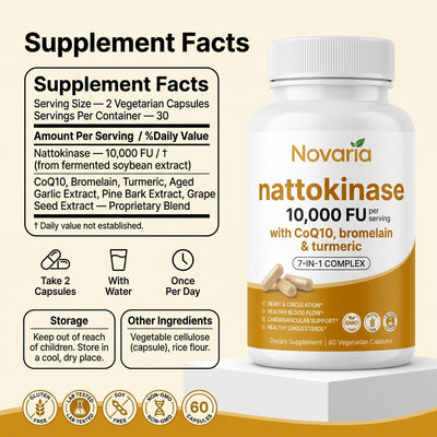 Novaria Nattokinasse Capsules