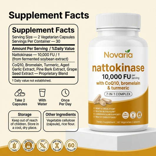 Novaria Nattokinasse Capsules