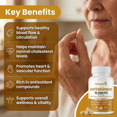 Novaria Nattokinasse Capsules
