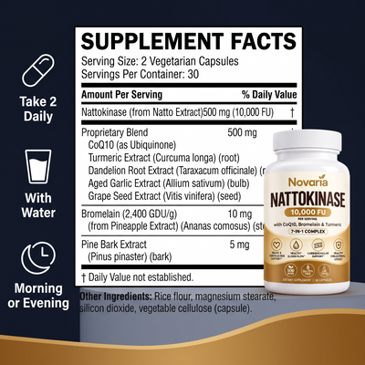 Novaria Nattokinasse Capsules